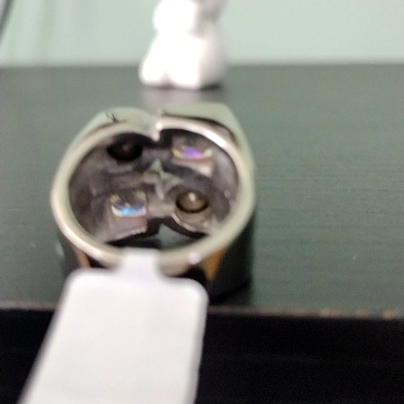 Women's Chunky Statement Cocktail Ring | Size 7 | Stainless Steel - Picture 8 of 17